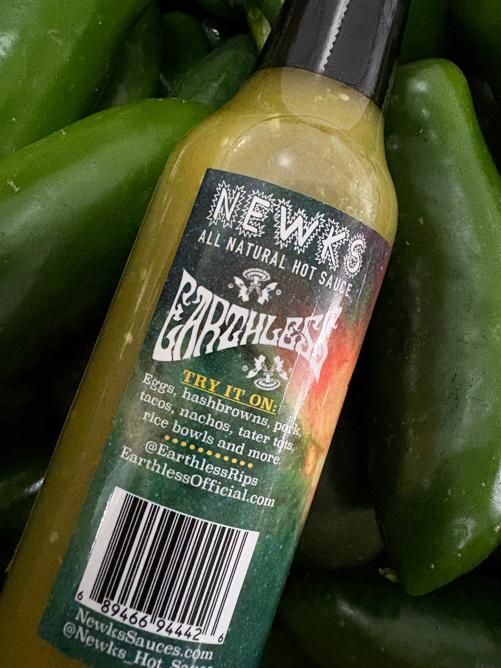 EARTHLESS 'Cosmic Verde' Hot Sauce! (Free Shipping)