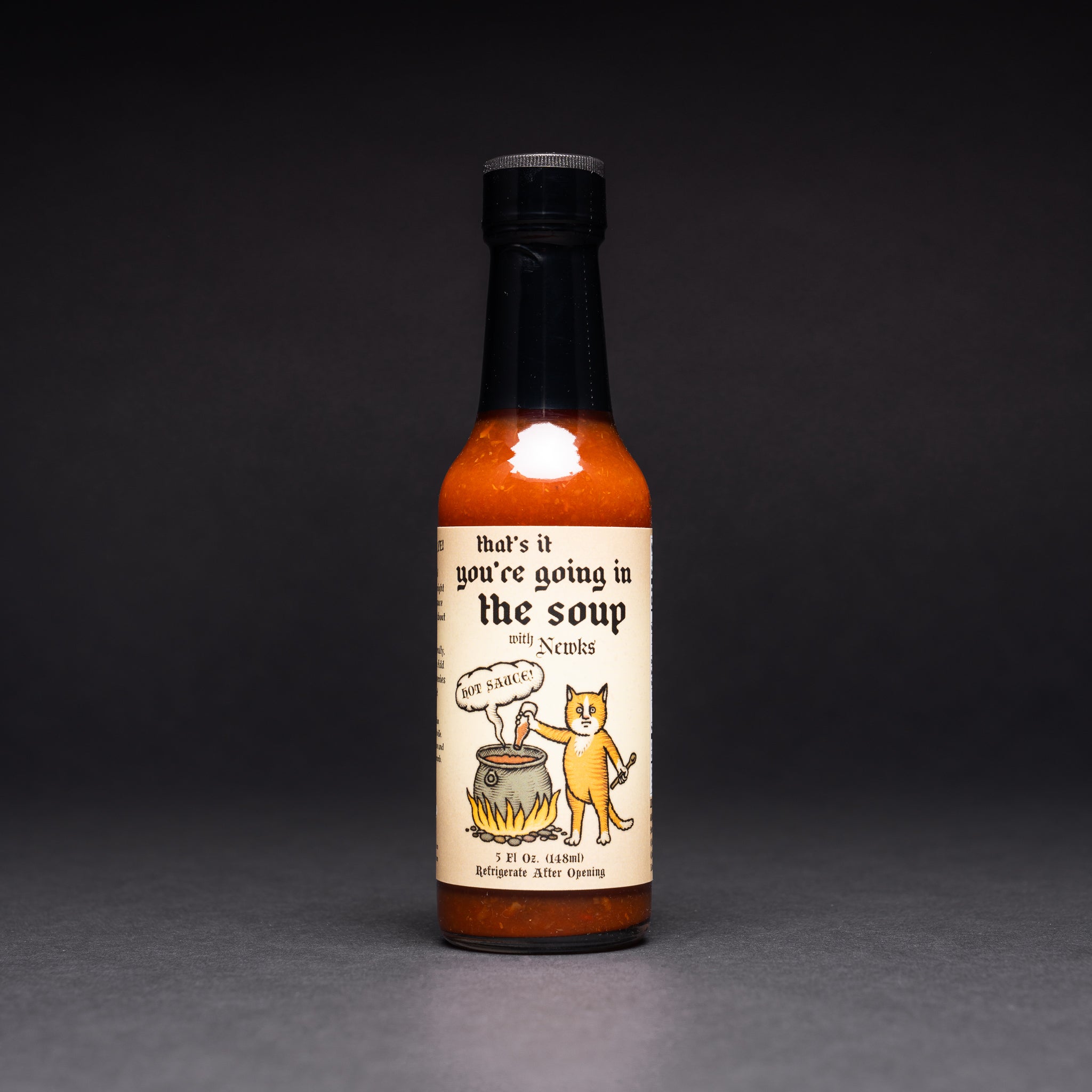 Binky & Crumb "That's It, You're Going in the Soup" Hot Sauce!