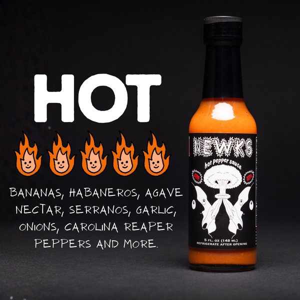 希少 DUCK SAUCE ダックソース ソフビ Hot Pepper Sauce (Banana + Carolina Reaper) – Newks Sauces