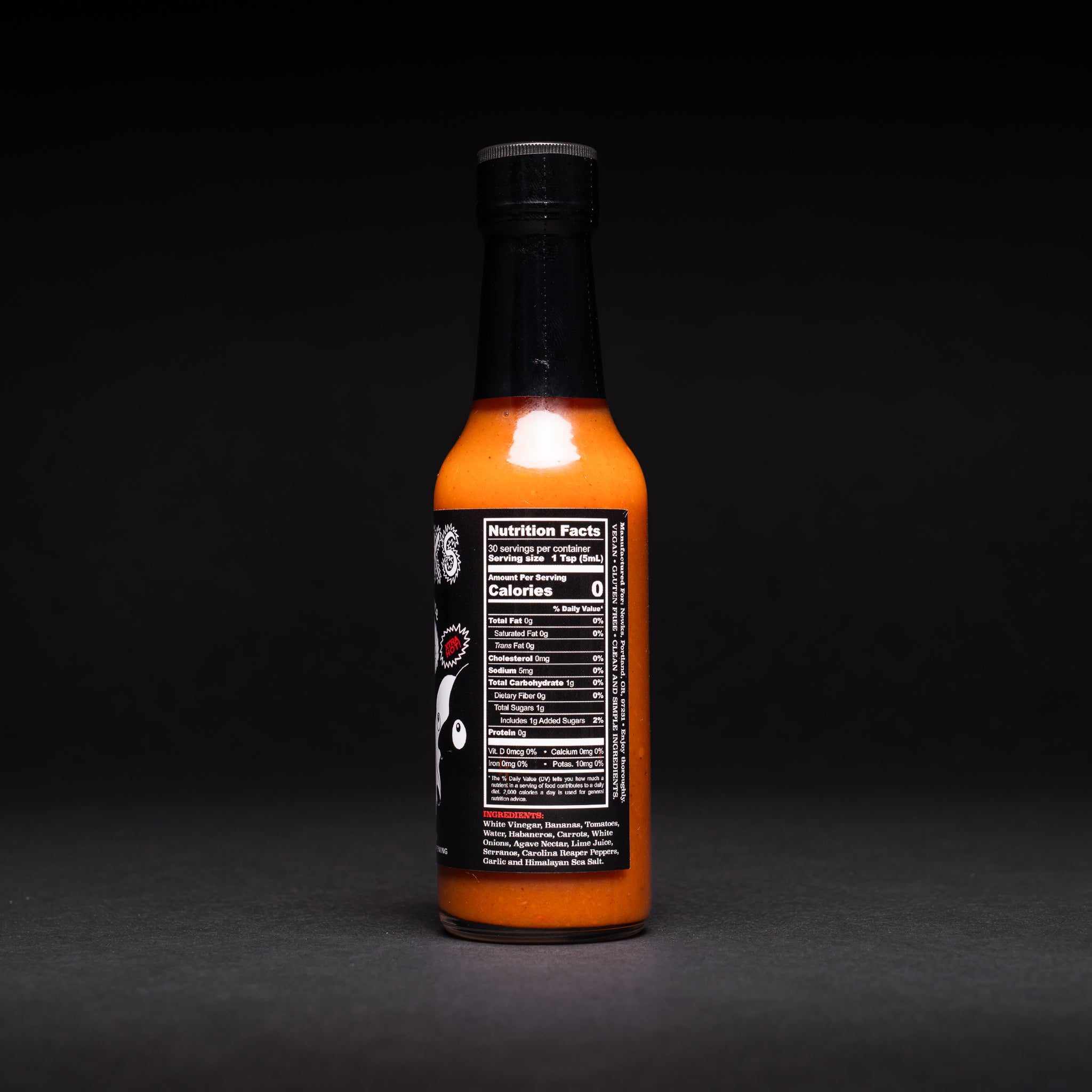 Hot Pepper Sauce (Banana + Carolina Reaper)