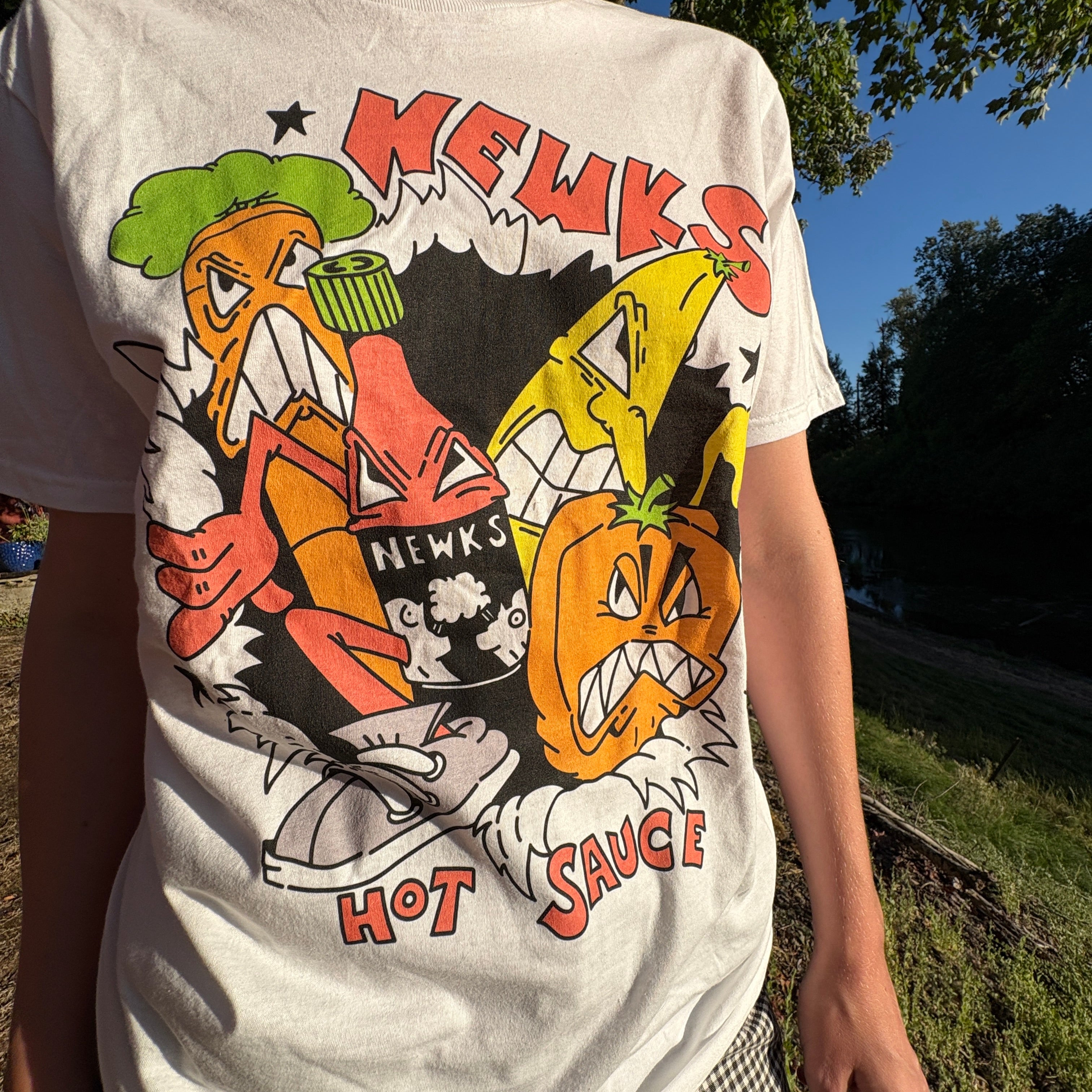 Crazy Veggies T-Shirt (Full Color) – Newks Sauces
