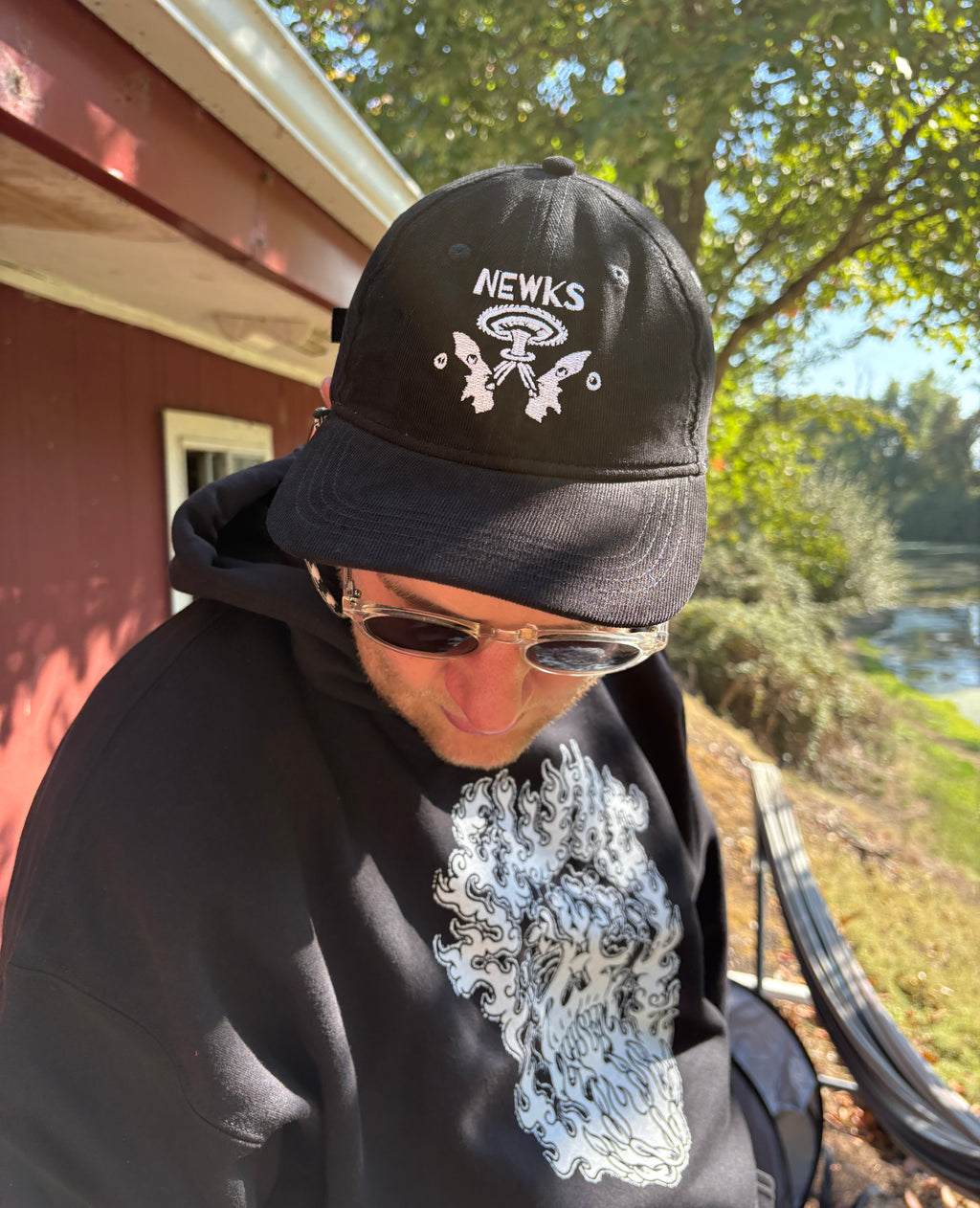 Newks Embroidered Corduroy Dad Hats