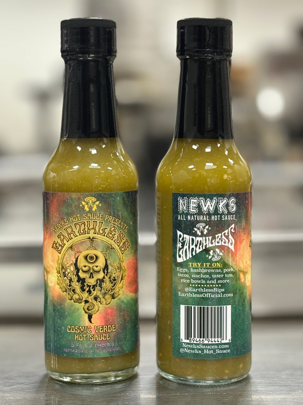 EARTHLESS 'Cosmic Verde' Hot Sauce! (Free Shipping)