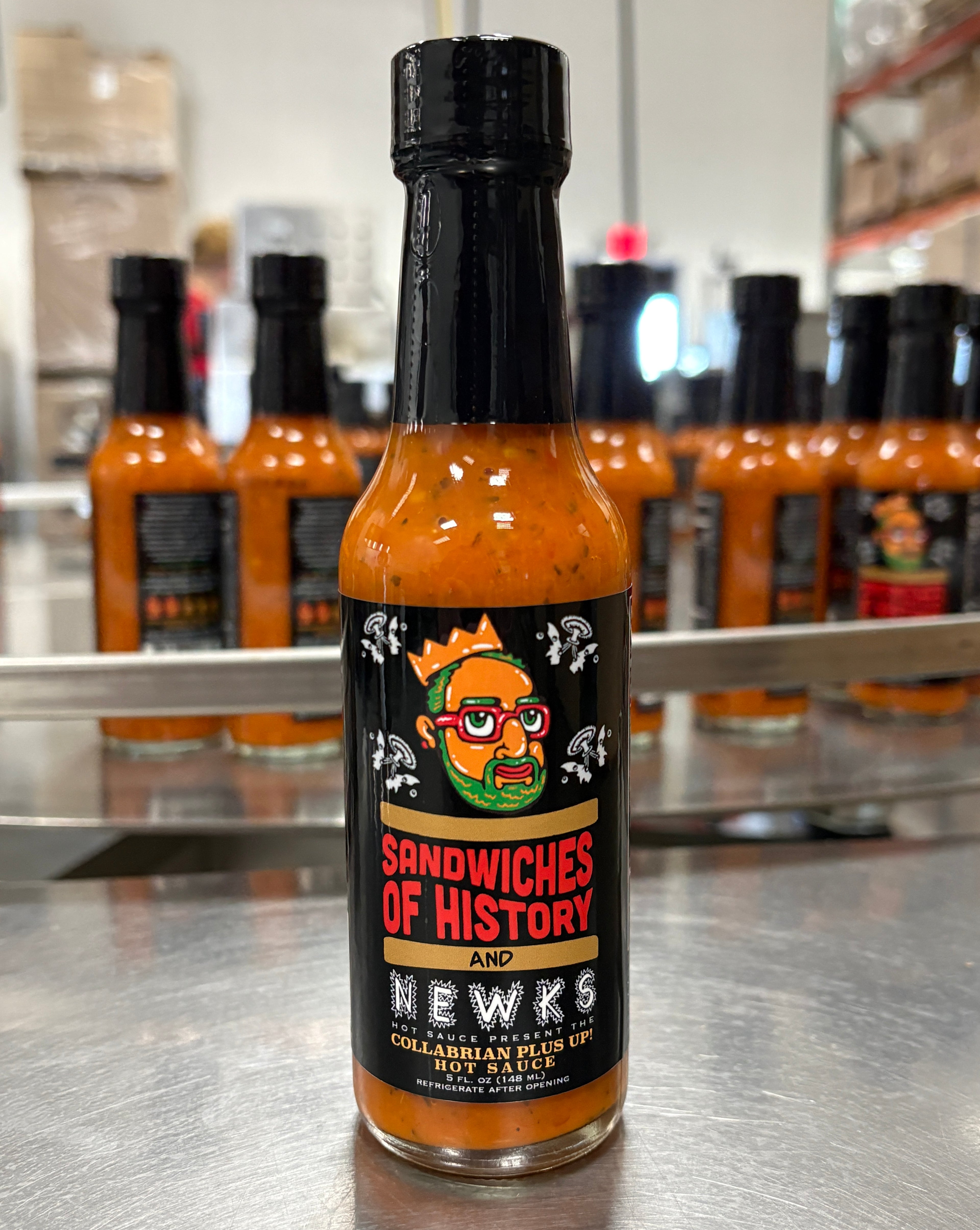 Sandwiches of History 'Collabrian Plus Up' Hot Sauce!