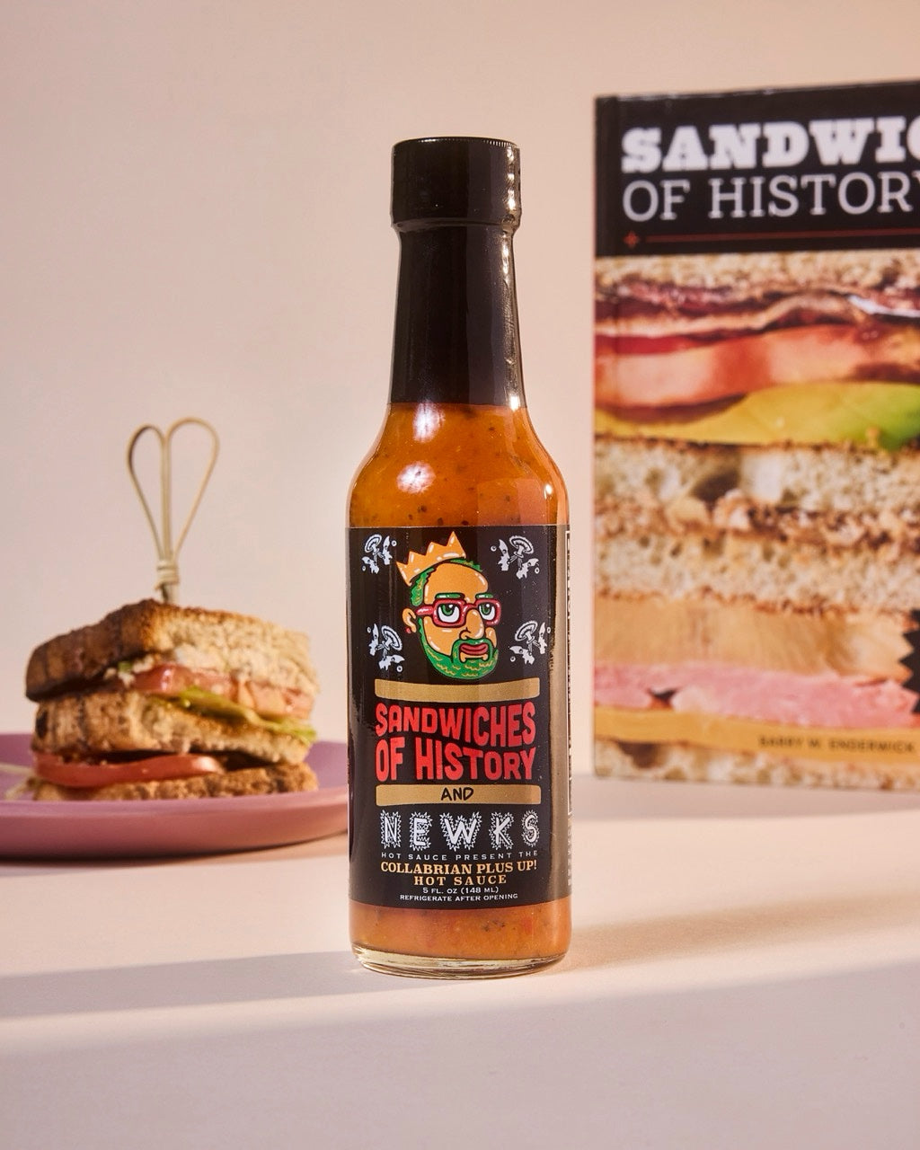 Sandwiches of History 'Collabrian Plus Up' Hot Sauce!