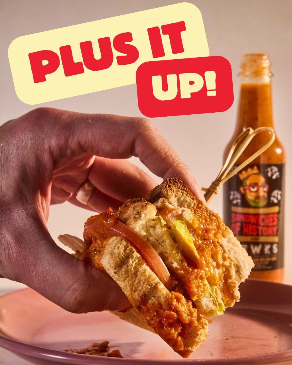 Sandwiches of History 'Collabrian Plus Up' Hot Sauce!