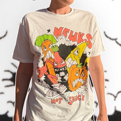 Crazy Veggies T-Shirt (Full Color)