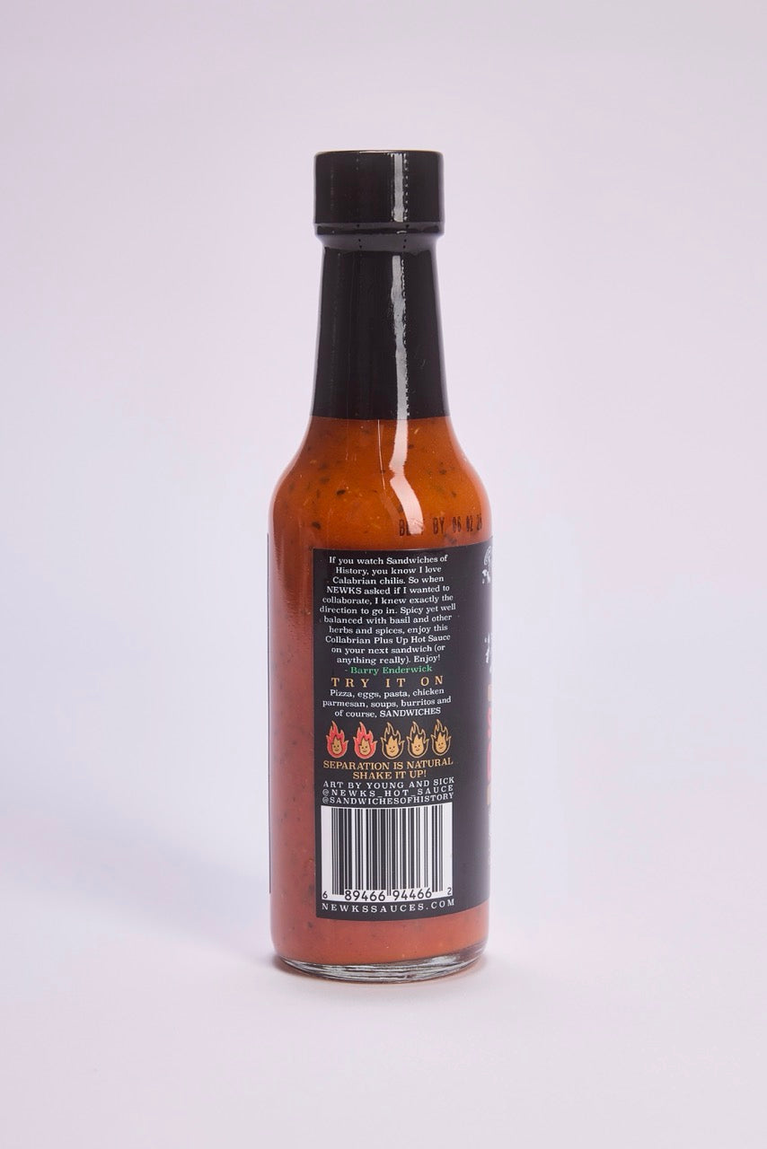 Sandwiches of History 'Collabrian Plus Up' Hot Sauce!