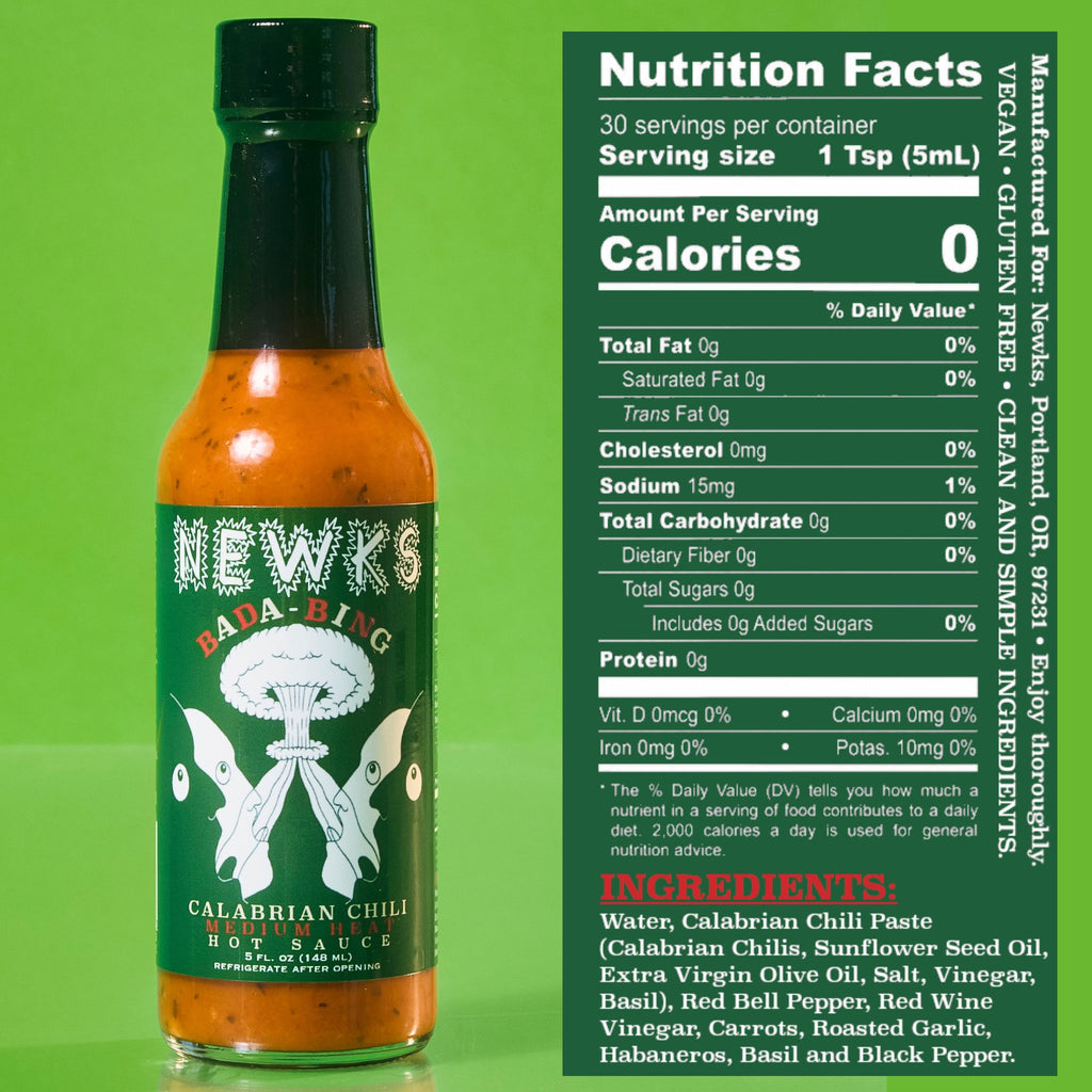 Newks Bada-Bing Hot Sauce (Calabrian Chili Sauce)