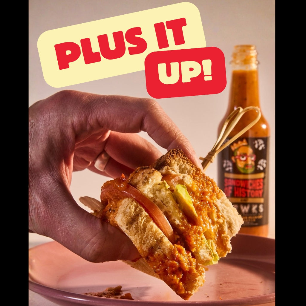 Sandwiches of History 'Collabrian Plus Up' Hot Sauce! (Batch #2 Pre-Order)